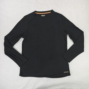 Omni Wool Base Layer Shirt Mens XL Black Crew Lightweight Athletic Outdoor